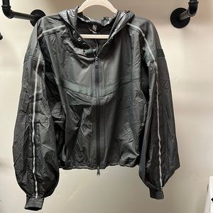 FP Movement by Free People Olive Green Hooded Windbreaker Jacket